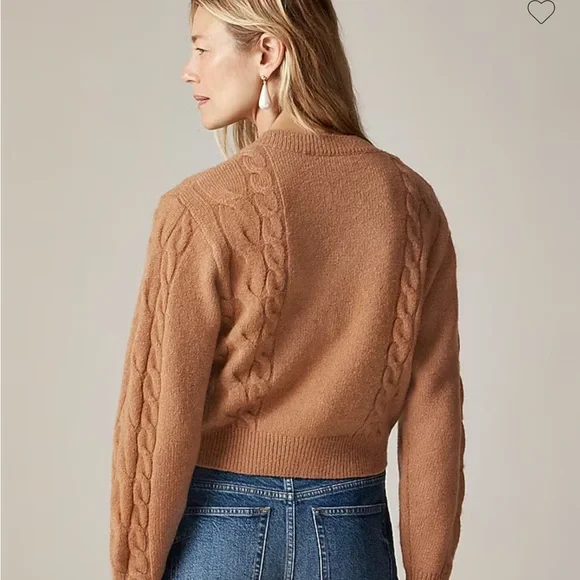 J. Crew Cable Knit Cardigan - Picture 4 of 9
